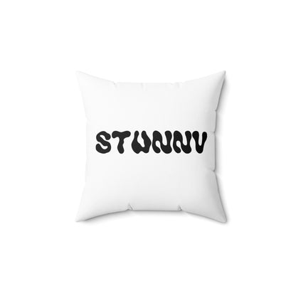 STUNNV wavy Spun Polyester Square Pillow